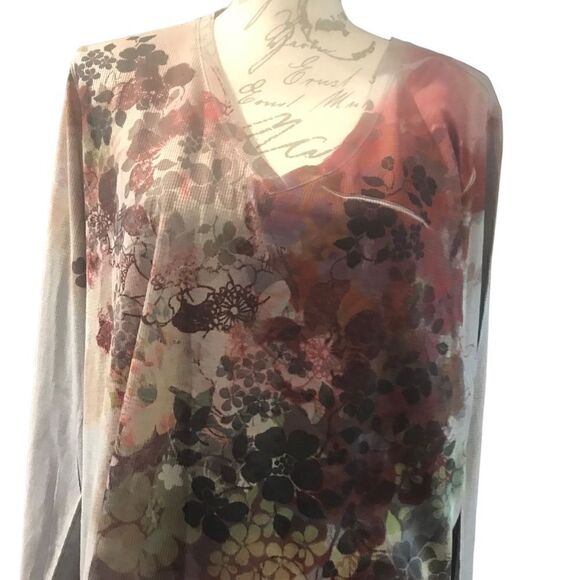 Appropriate Behavior Women's Floral Blouse Size 3X - Picture 5 of 16